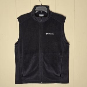 Columbia Black Fleece Vest Men's Size M